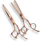Akashi Set de foarfeci tuns+filat R60RG+RM60RG Super Cut Set 6/60 (SC-SET6/60)