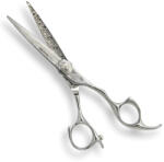 Akashi Premium Cut Y55 - Foarfeca de tuns din otel Damasc 5.5 inch (PC-Y55)