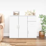 vidaXL Servantă, alb, 91x29, 5x75 cm, lemn prelucrat (823269) Comoda
