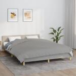 vidaXL Pătură anti-stres, gri, 220x230 cm, 11 kg, material textil (3154789) Patura