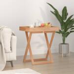 vidaXL Masă pliantă cu tavă, 52x36x56, 5 cm, lemn masiv de nuc (350349) Tava
