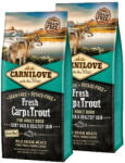 CARNILOVE Fresh Adult Dog Carp & Trout Hair & Healthy Skin- Ponty & Pisztráng Hússal 2x12kg