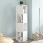 vidaXL Dulap rotativ, alb, 34, 5x34, 5x147, 5 cm, lemn prelucrat (339557) Biblioteca
