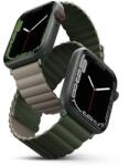 Uniq Revix mágneses szilikon szíj Apple Watch 42/44/45/49mm, zöld/taupe (UNIQ-45MM-REVGRNTPE) - speedshop