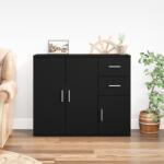 vidaXL Servantă, negru, 91x29, 5x75 cm, lemn prelucrat (823270) Comoda