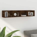 vidaXL Raft de perete CD-uri, stejar maro, 100x18x18 cm lemn prelucrat (826619) Raft