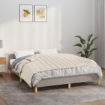 vidaXL Pătură grea, crem deschis, 140x200 cm, 10 kg, material textil (3154818) Patura