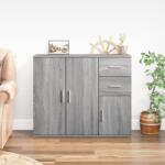 vidaXL Servantă, sonoma gri, 91x29, 5x75 cm, lemn prelucrat (823275) Comoda