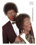 Widmann Italia Accesoriu carnaval Peruca neagra creata Afro (WID6001B)