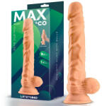 Max & Co Clint realisztikus, tapadótalpas dildó (24 cm) - szeresdmagad