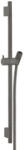 Hansgrohe Unica zuhanyrúd S Puro 65 cm, zuhanycsővel, szálcsiszolt fekete króm 28632340 (28632340)