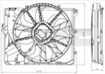 TYC Ventilator, radiator TYC 803-0012 - automobilus