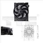 TYC Ventilator, radiator TYC 825-0014