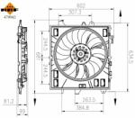 NRF Ventilator, radiator NRF 470042 (470042)