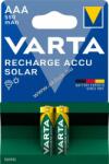 VARTA Solar Rechargeable HR03 (56733) AAA (Micro) akku 1, 2V 550mAh 2db/csomag NiMH