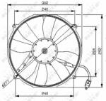 NRF Ventilator, radiator NRF 47046 - automobilus