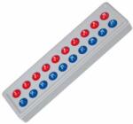 SCHUBI-VSB Verlagsse Abakusz számolóeszköz, 10/10 golyóval (piros/kék) (L22435)