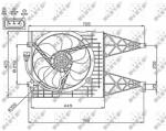 NRF Ventilator, radiator NRF 47744 (47744) - automobilus