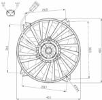 NRF Ventilator, radiator NRF 47962 (47962) - automobilus