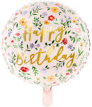 Partydeco Szülinapi lufi 18" 45cm Happy Birthday (LUFI109611)