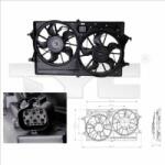 TYC Ventilator, radiator TYC 810-0016 (810-0016) - automobilus