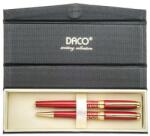 DACO Set pix+stilou Daco SE268R rosu cu accesorii aurii (SE268R)