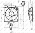 NRF Ventilator, radiator NRF 47431 (47431) - automobilus