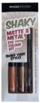 Magic Studio Set creion si fard lichid de pleoape Matte Metal Magic Studio Maro 60751N3