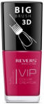 REVERS COSMETICS Lac de unghii Vip, 3D, Revers, rosu, 12 ml, Nr 015 - mat