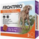 FRONTPRO Rágótabletta kutyáknak bolhák és kullancsok ellen 25-50 kg között 3x136 mg