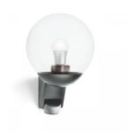 STEINEL 35723 Kültéri fali lámpa, Mozgásérzékelővel, E27, Max 60W, IP44, Műanyag/üveg, Antracit (SE00134)