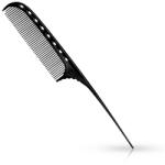 YS PARK Pieptan pentru frizerie cu codita pentru sectionare 105 - negru (4981104365362)