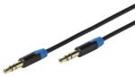 Vivanco Аудио кабел Vivanco - жак 3.5 mm/жак 3.5 mm, 1.2 m, черен/син (41904)