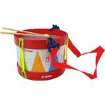 Svoora Toba Multicolora Copii - Tin Drum, 2 Bete Lemn Svoora Instrument muzical de jucarie