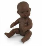 Miniland Baba, 32 cm, ruha nélkül, afrikai fiú (31033)