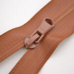 Takoy Fermoar Sarah impermeabil cu 2 cursori de 5 mm - caramel de 90 cm