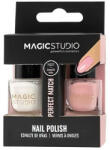 Magic Studio Set Lac de unghii Duo Perfect Match, 1 Smooth Rose, Magic Studio