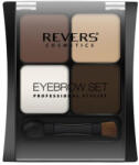 Revers Kit fard de sprancene cu 4 culori, Professional Stylist, Revers, Nr. 1
