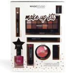 Magic Studio Kit cosmetic Essential, cu produse de machiaj si lac de unghii, Magic Studio