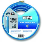 GORJAN Kit furtun aer comprimat din PVC cu 2 cuplaje, 9 mm, 15 bar, rola 20 m (8000022)