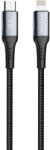 DeTech Кабел за данни DeTech DE-43Ci2, Type-C - Lightning, PD, 2.0m, Черен - 40266