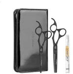  Olivia Garden Silkcut Matt Black 5.75+6.35" olló szett (SH-SCST2-0BL57)