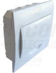 TRACON Süllyesztett elosztódoboz, fehér ajtóval, N/PE sínnel 1×8 modul, IP40, (H×W×D=200x186x66 mm) (EDSN-8/1)