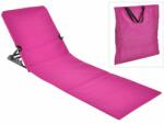 HI Scaun pliabil saltea de plajă, roz, PVC 64236 (423981)