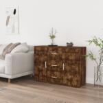 vidaXL Servantă, stejar fumuriu, 91x29, 5x65 cm, lemn compozit (823347) Comoda