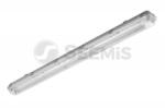 GTV Armatúra Led Fénycsőhöz, Por-páramentes, G-tech, T8 Led-j, G13, 2x150, Ip65, Abs/ps, Szürke (gtv-gt-hel258-00)