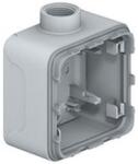 Legrand 069656 Plexo 55 1-es tömszelencével szürke falonkívüli doboz (069656) - bestbyte
