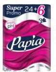 Papia 24+6бр Тоалетна Хартия Трипластова Бяла Папия/ Papia (р-824390)