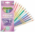 Crayola Crayola: Set de 12 creioane colorate în culori pastelate (68 3366)