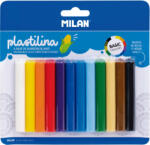 MILAN Plastilina 12 culori/set, 140 g, MILAN